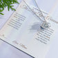 The Day You Arrived - Love Knot Necklace for Daughter - personalized keepsake gift from SKH Radiant Expressions