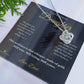 The Night You Were Born - Love Knot Necklace for Daughter
