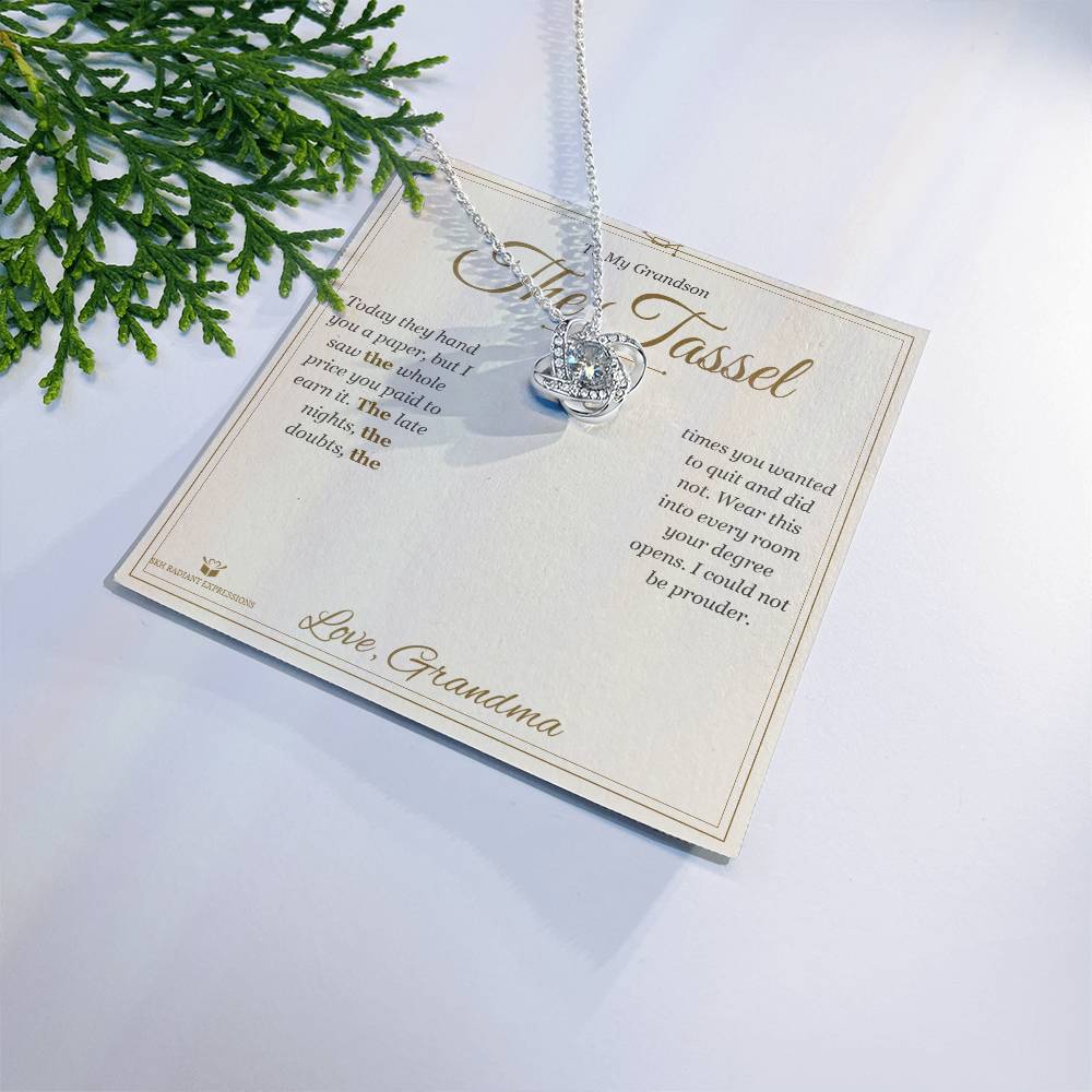 The Tassel - Love Knot Necklace for Grandson