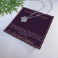 The Day I Chose You - Love Knot Necklace for Girlfriend