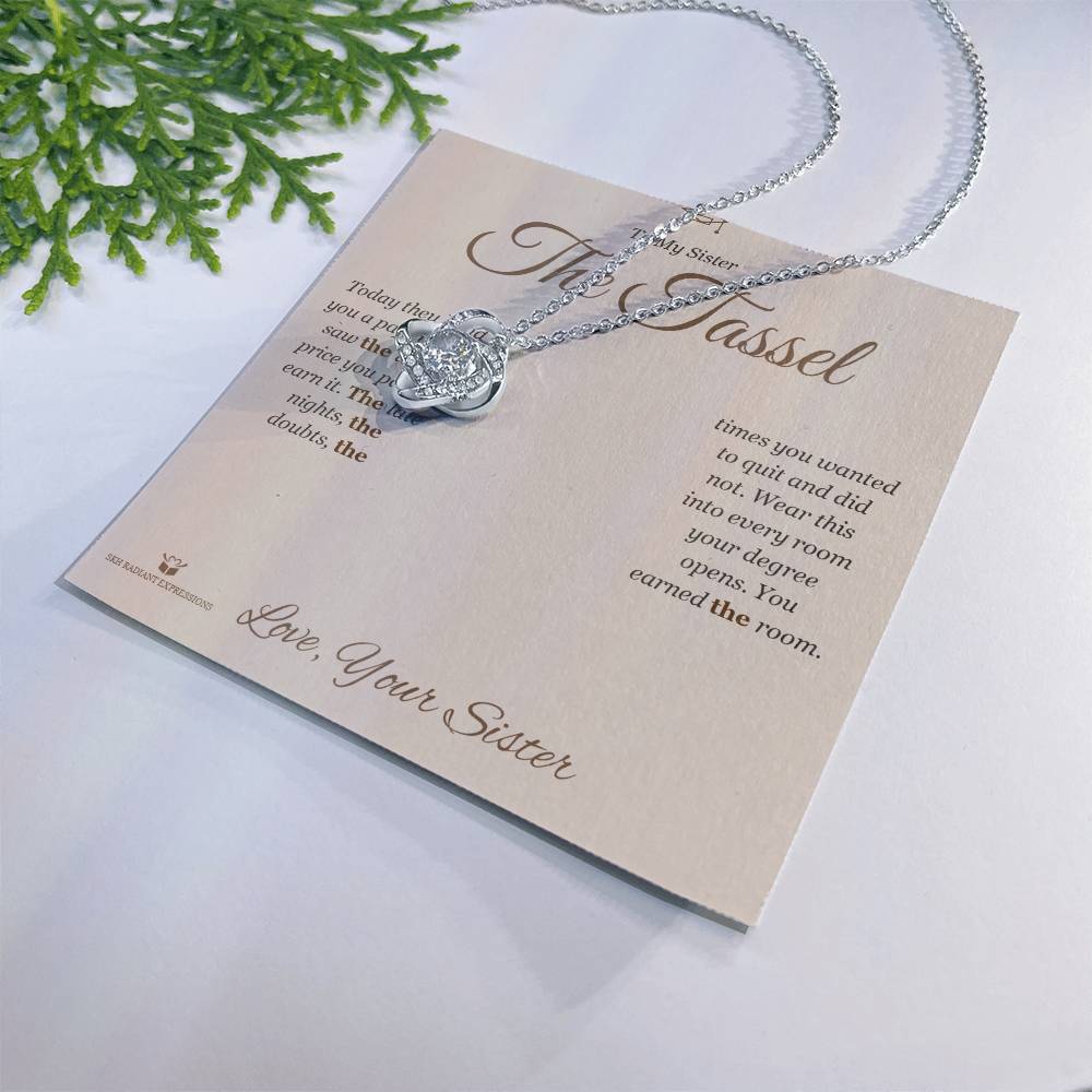 The Tassel - Love Knot Necklace for Sister
