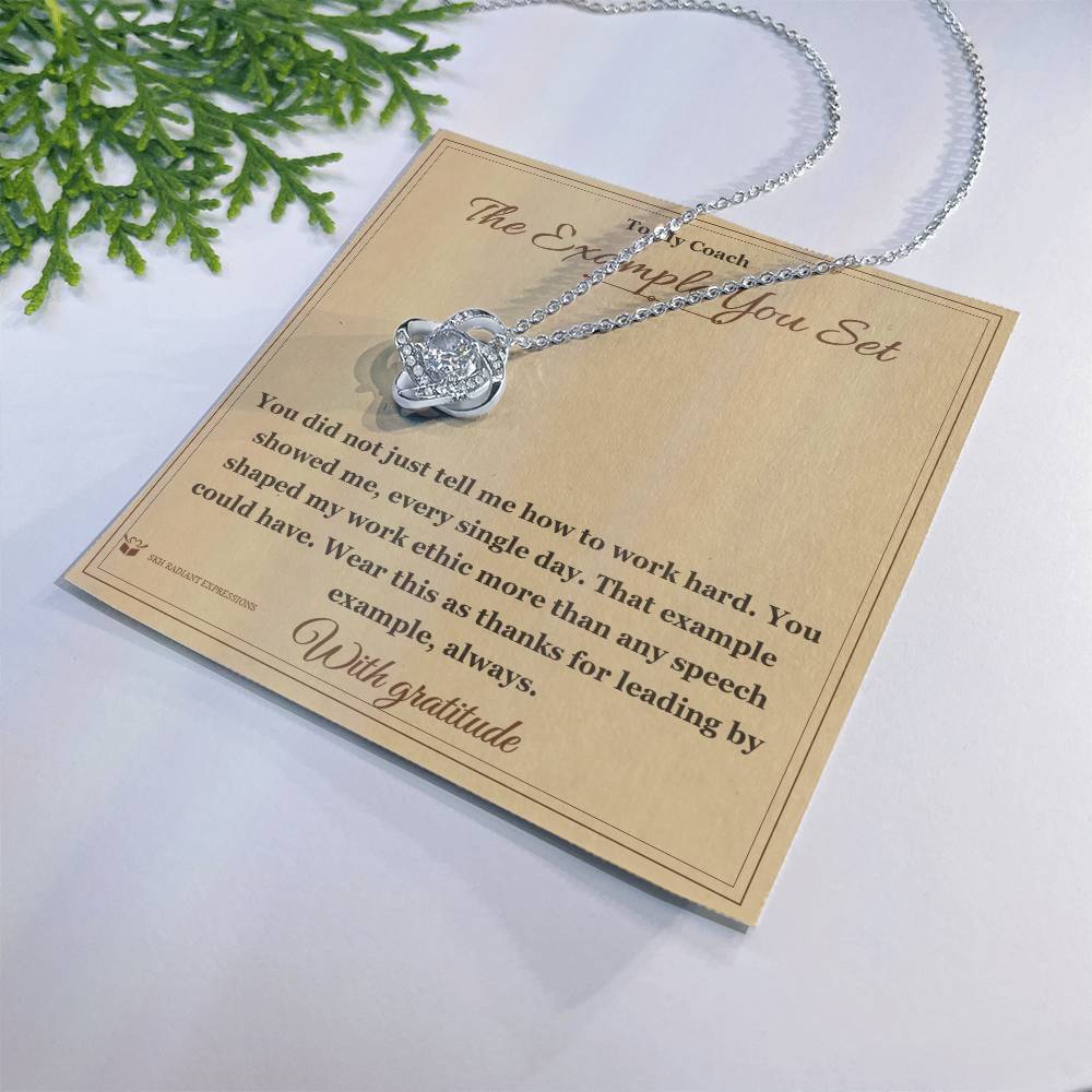 The Example You Set - Love Knot Necklace for Coach