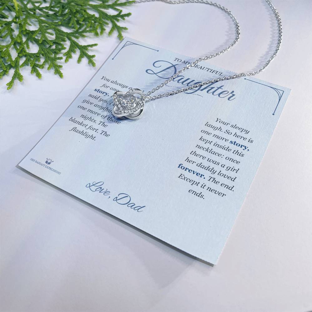 One More Story - Love Knot Necklace for Daughter