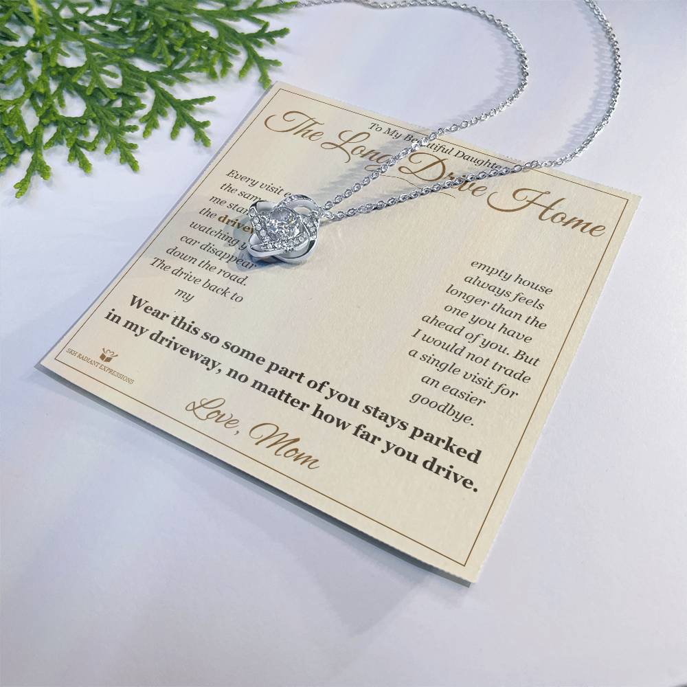 The Long Drive Home - Love Knot Necklace for Daughter