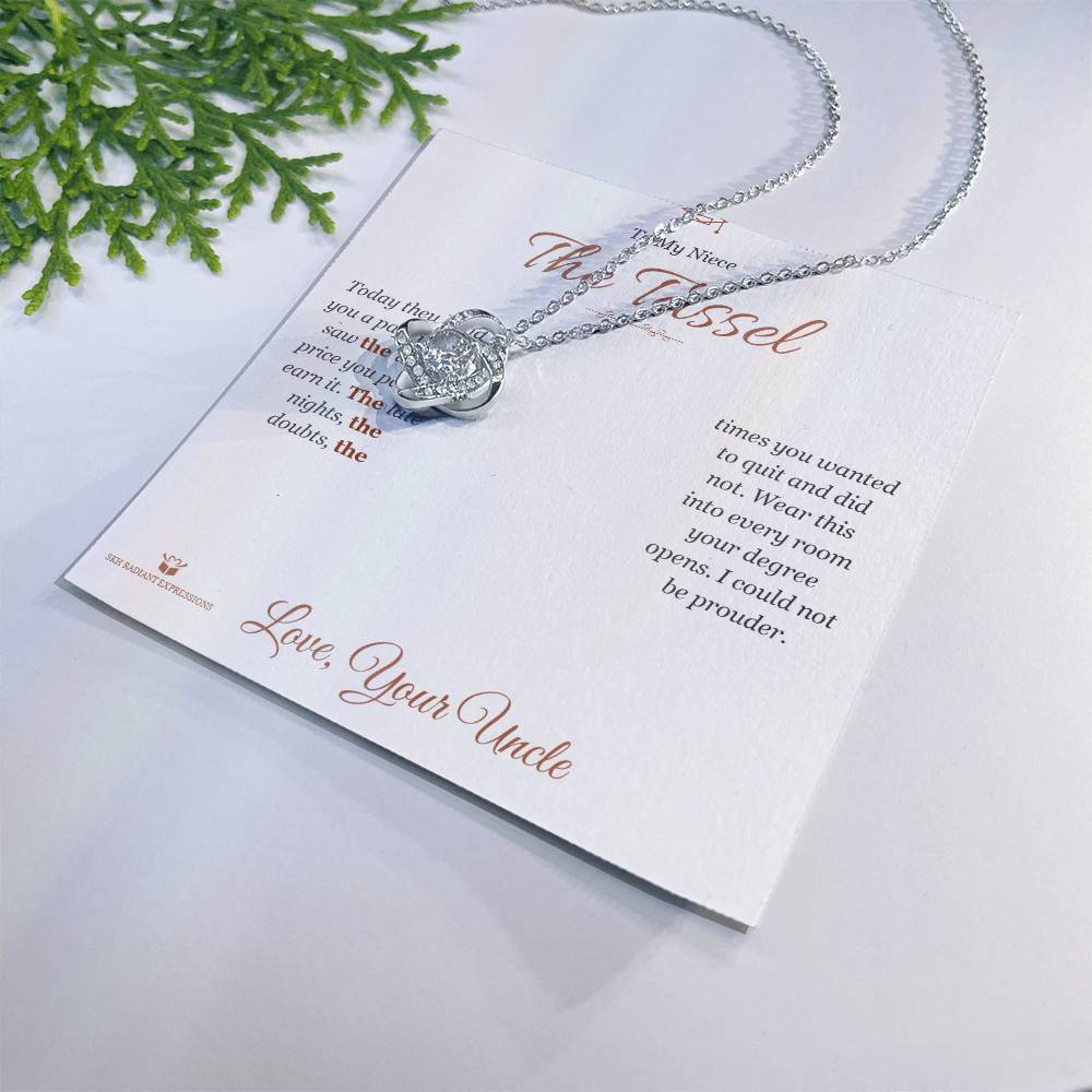 The Tassel - Love Knot Necklace for Niece