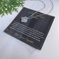To My Stepmom, Always - Love Knot Necklace for Stepmom