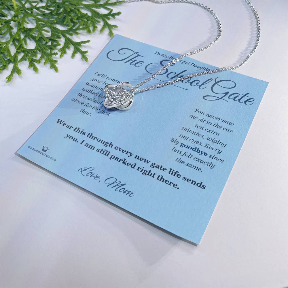 The School Gate - Love Knot Necklace for Daughter