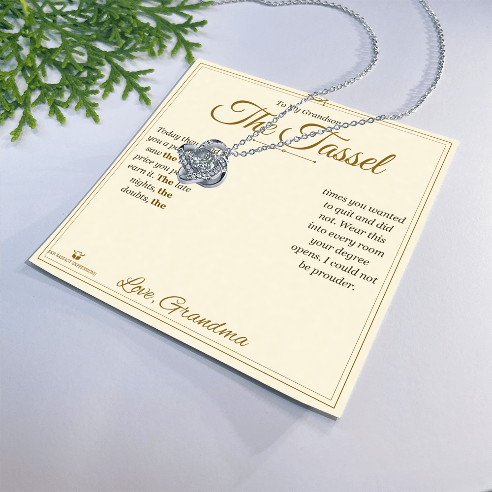 The Tassel - Love Knot Necklace for Grandson