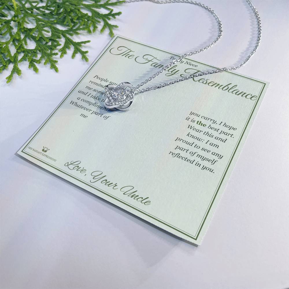 The Family Resemblance - Love Knot Necklace for Niece