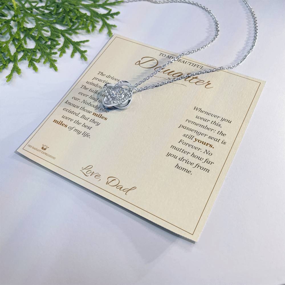 The Passenger Seat - Love Knot Necklace for Daughter