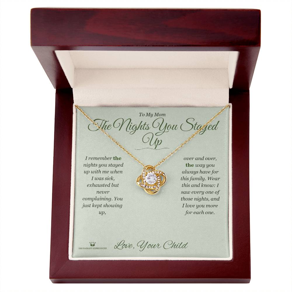 Love Knot Necklace - a keepsake mom will treasure