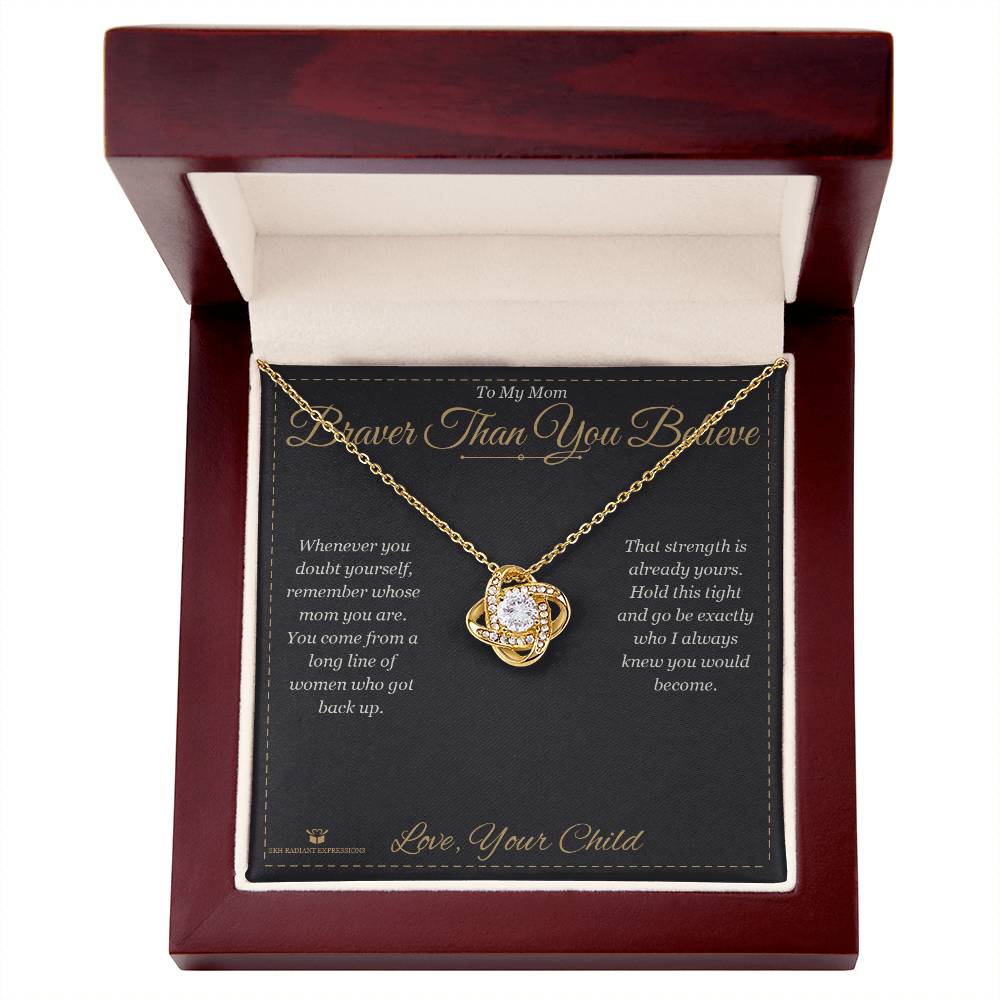 Love Knot Necklace - a keepsake mom will treasure