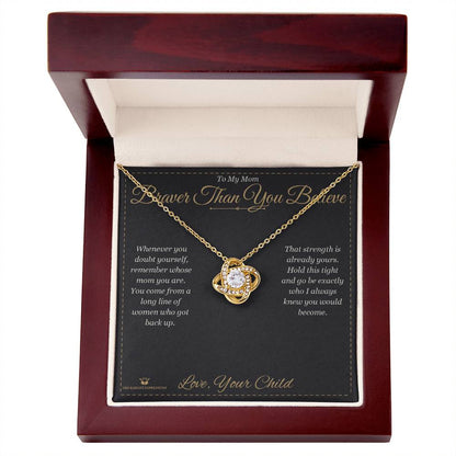 Love Knot Necklace - a keepsake mom will treasure
