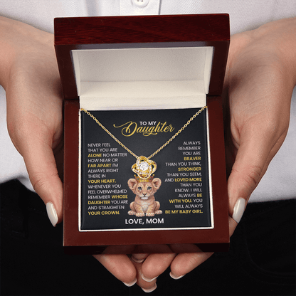 Best love knot necklace for daughter from mom 2026