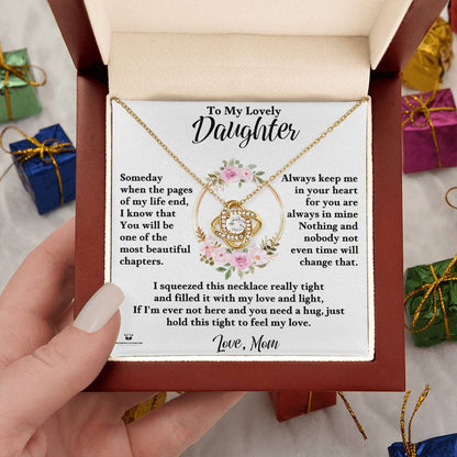 Personalized Love Knot Necklace for them