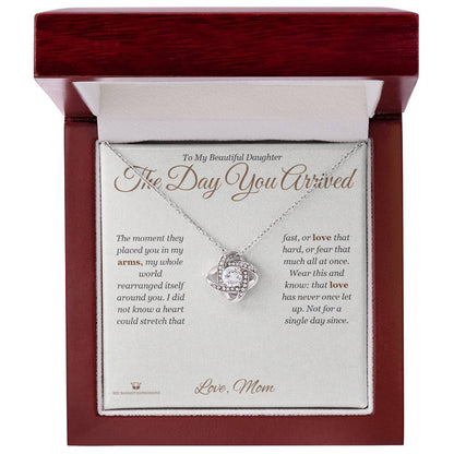 Why a love knot necklace makes a meaningful gift for daughter