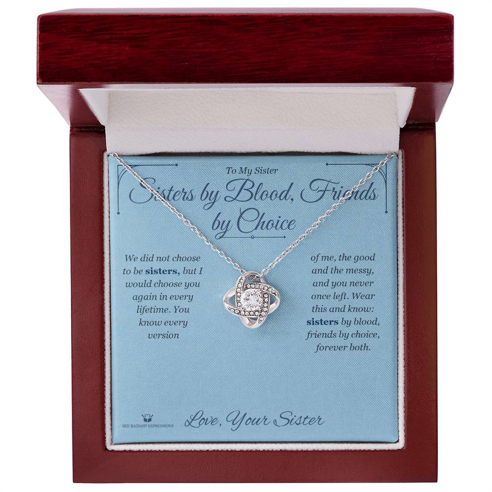 Why a love knot necklace makes a meaningful gift for sister