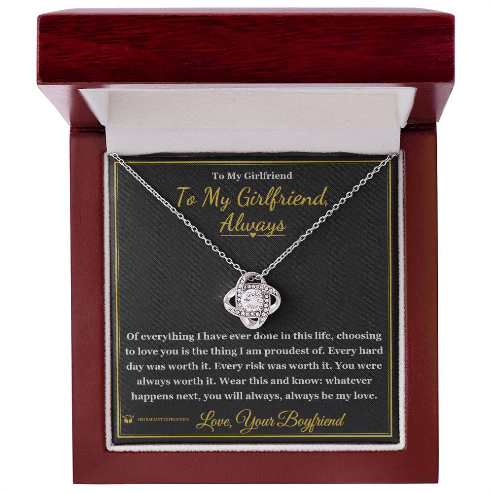 Best love knot necklace for girlfriend 2026