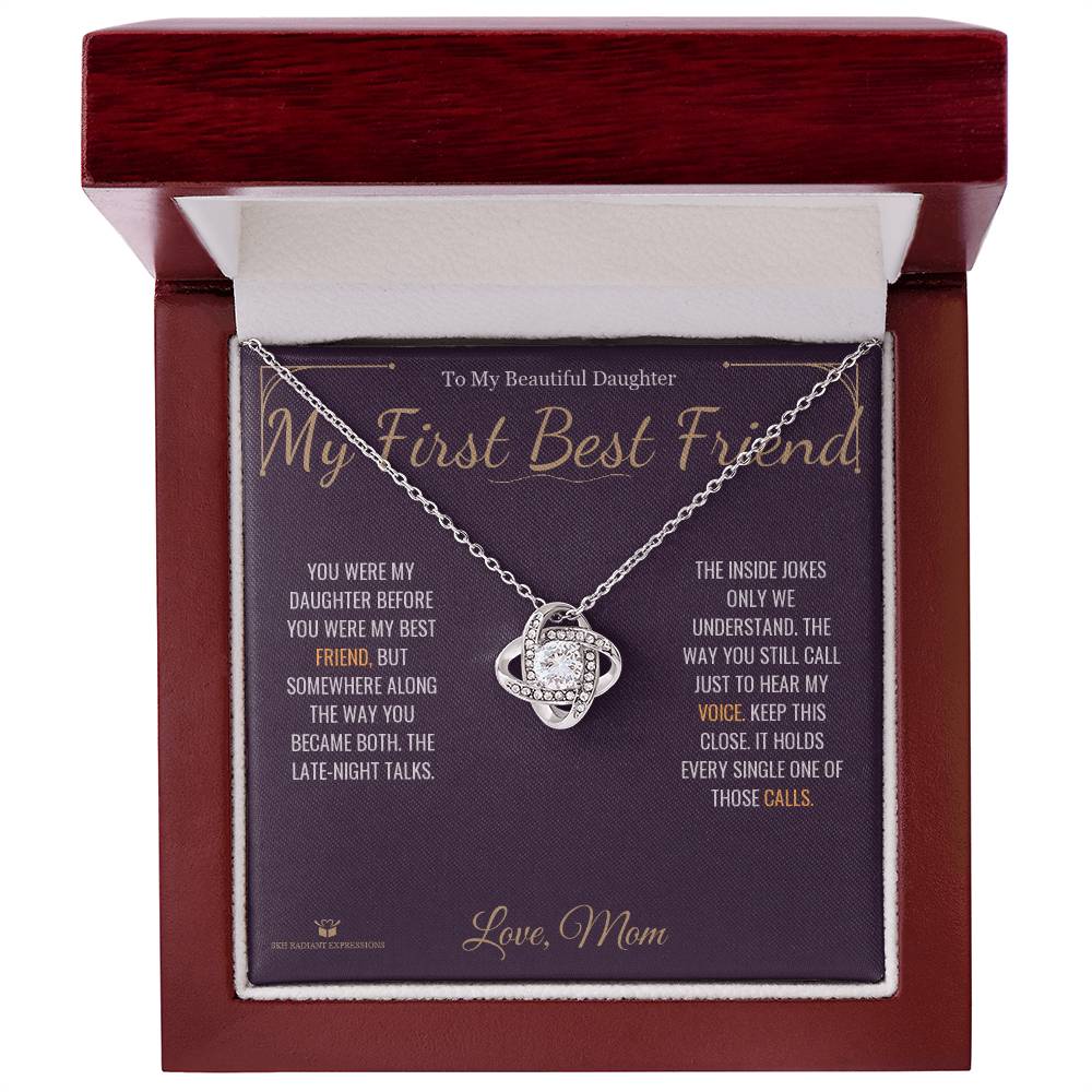 Why a love knot necklace makes a meaningful gift for daughter