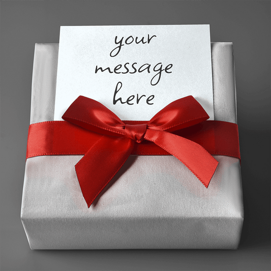 Personalized Gift Wrap with Personalized Message for them
