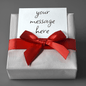Gift Wrap with Personalized Message - personalized keepsake gift