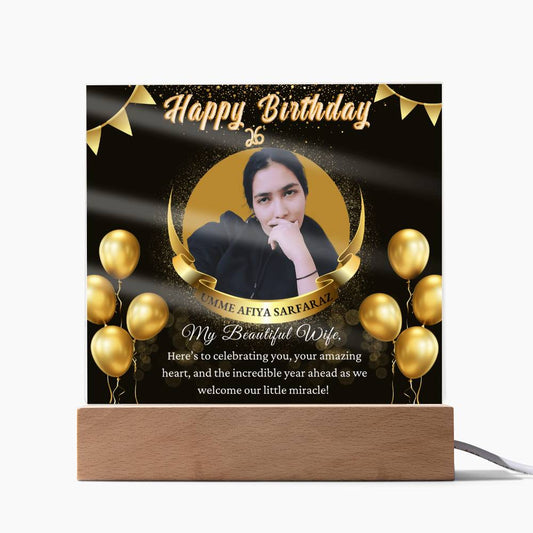 Personalized wife bday gift for them