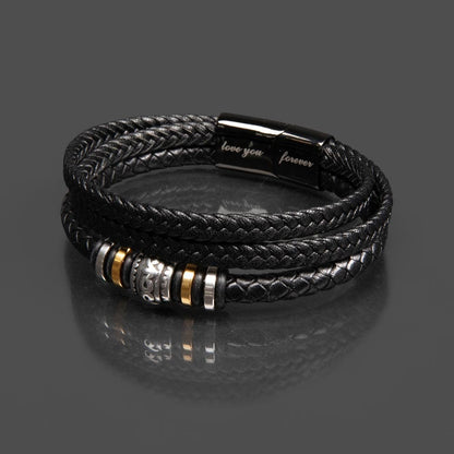 Forever Bracelet engraved with your own words for him