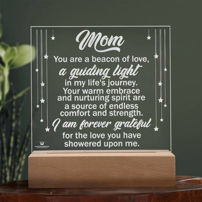 What does a Acrylic Plaque mean - gift for mom from son and daughter