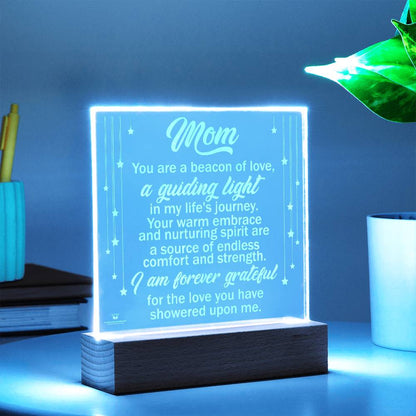 Best acrylic plaque for mom from son and daughter 2026