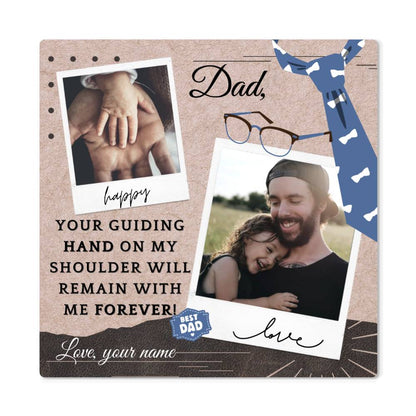 Engraved personalized keepsake with message for them