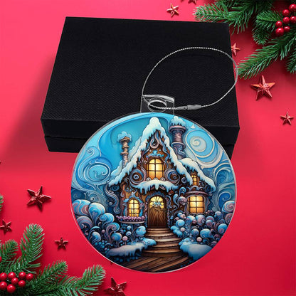 Best enchanted cottage winter acrylic ornament for them 2026