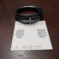 The Best Kind of Trouble - Men's Cross Bracelet for Nephew