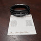 The Best Kind of Uncle - Men's Cross Bracelet for Uncle