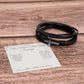 The Silence That Said Enough - Men's Cross Bracelet for Son