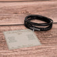 The Long Drives to See You - Men's Cross Bracelet for Brother
