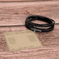 Braver Than You Believe - Men's Cross Bracelet for Nephew