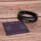 The Hand I Held - Men's Cross Bracelet for Son