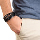 The Quiet Support - Men's Cross Bracelet for Uncle