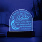 Engraved Acrylic Dome Plaque - To My Girlfriend - In Your Smile