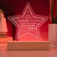 Engraved Acrylic Star Plaque - You Are My Soulmate