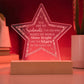 Engraved Acrylic Star Plaque - You Are My Soulmate