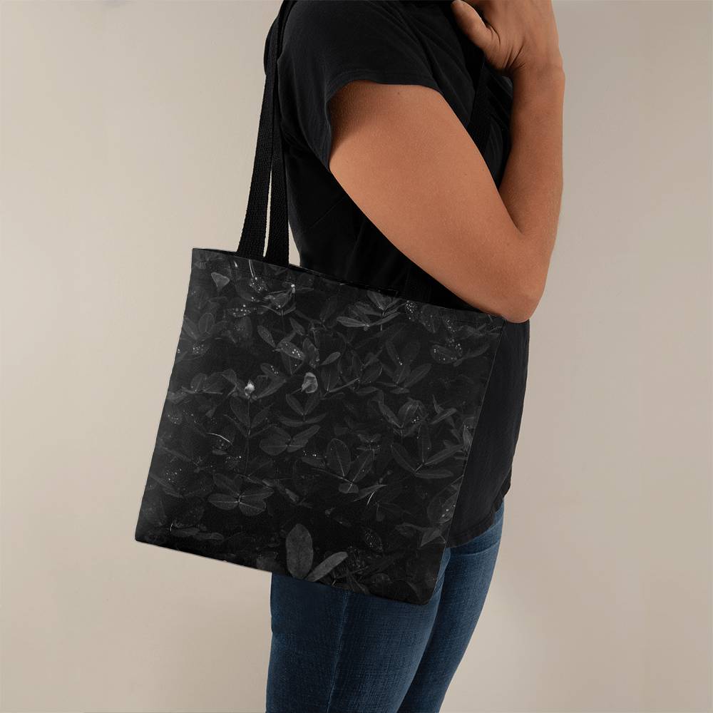 Classic Tote Bag - Black Flower