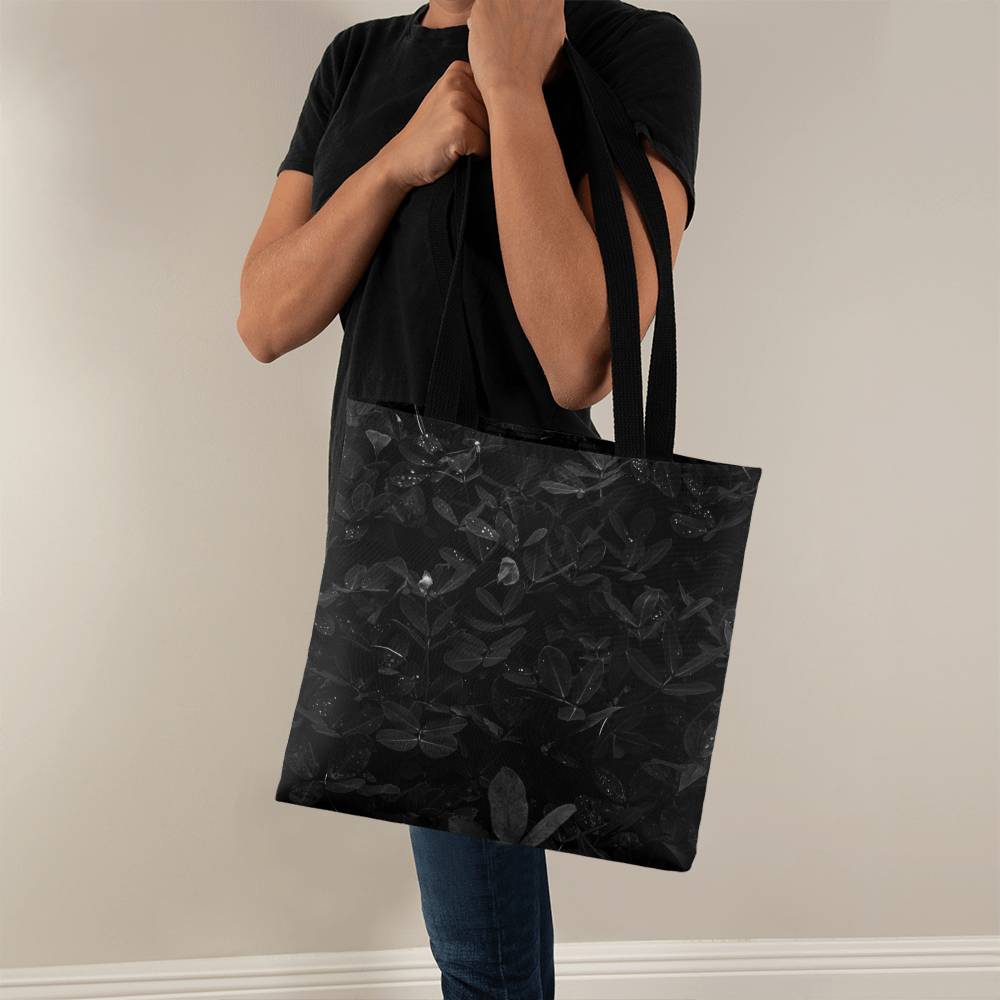 Classic Tote Bag - Black Flower