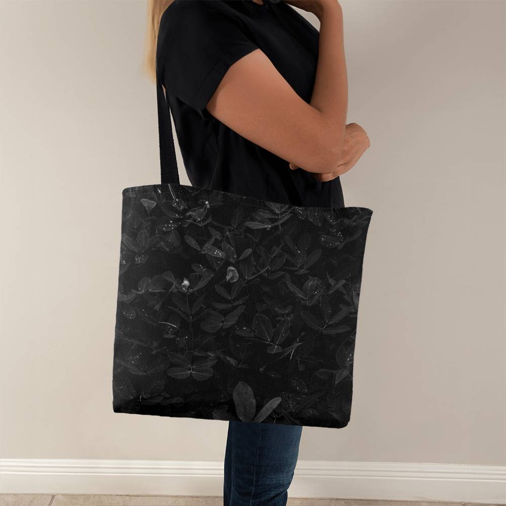 Classic Tote Bag - Black Flower