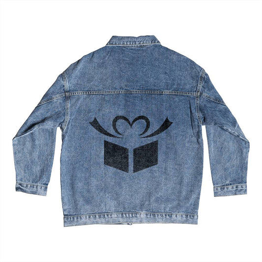 Personalized Men's DTG Denim Jacket Logo for them