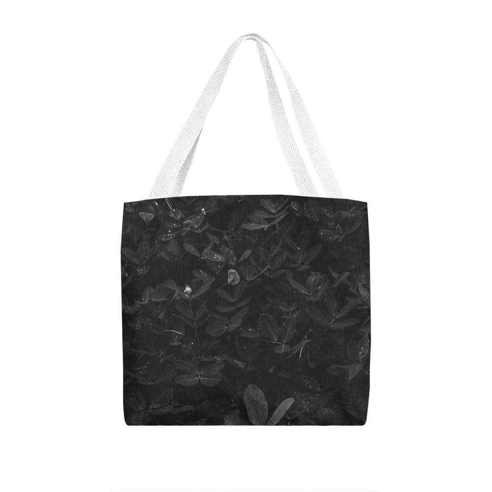 Classic Tote Bag - Black Flower