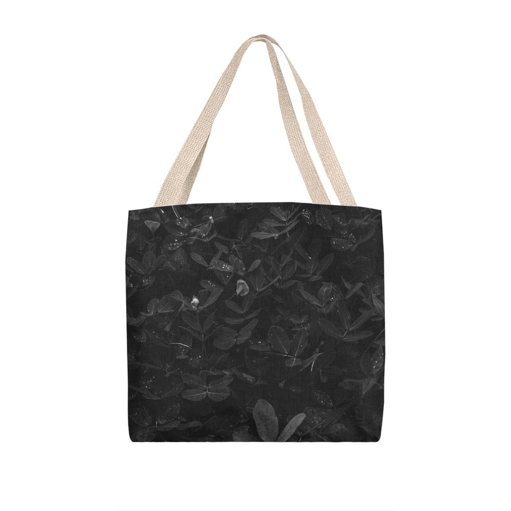 Classic Tote Bag - Black Flower