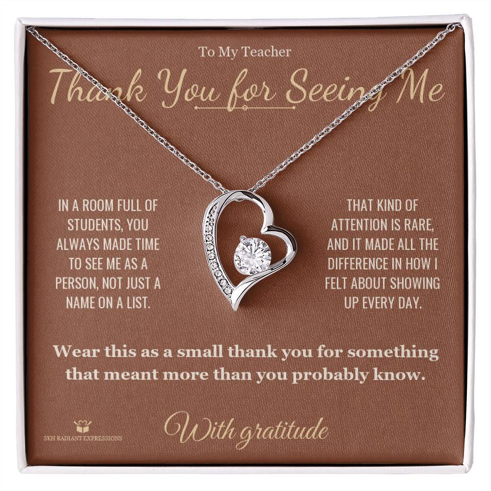 Unique gift idea for teacher, not a generic present