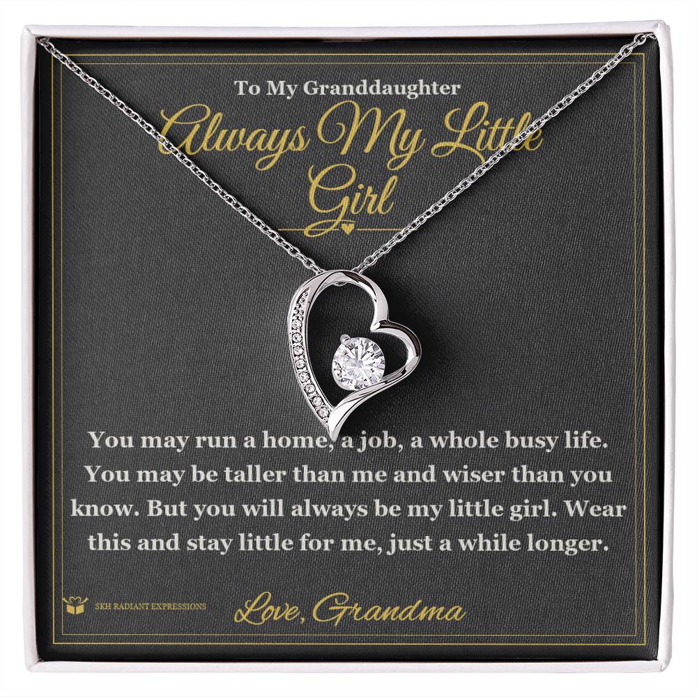 Always My Little Girl - Forever Love Necklace for Granddaughter