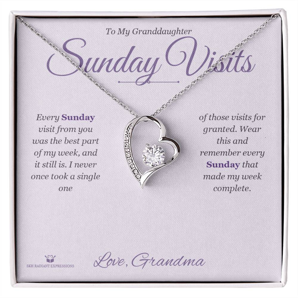 Sunday Visits - Forever Love Necklace for Granddaughter